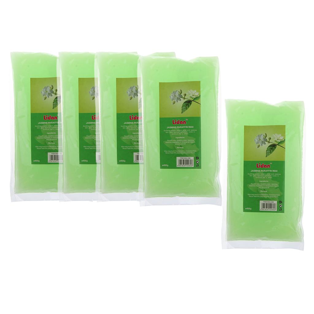 5 Packs Paraffin Wax Refill Hands Feet Thermal Liquid Bath Spa Moisturizing