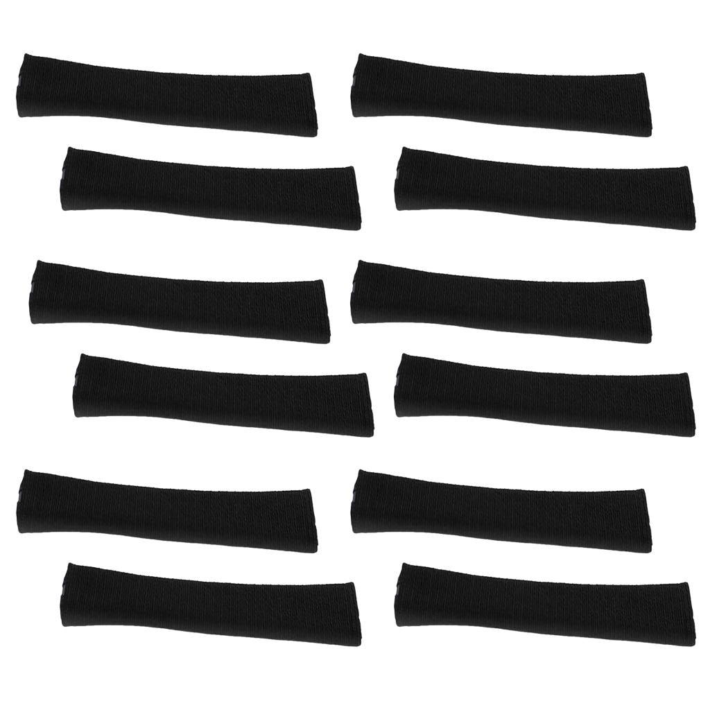 6 Pairs Chair Armrest Covers Elastic Protector Room chair Arm Cover Black