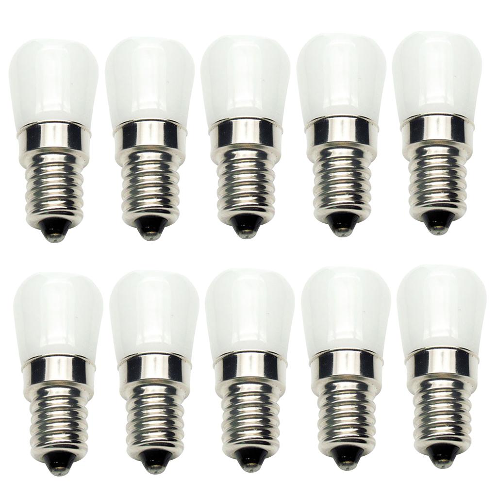10-Pack 2W LED Light Bulb Reflector Lamp Spotlight Replacement Bulb E14 Warm