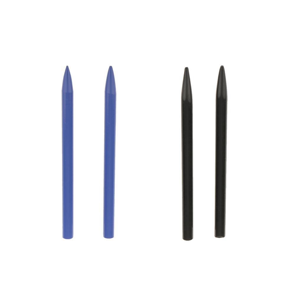 4 Pieces Paracord Needles Thread Shaft Tip Stitching Needles Black+Blue