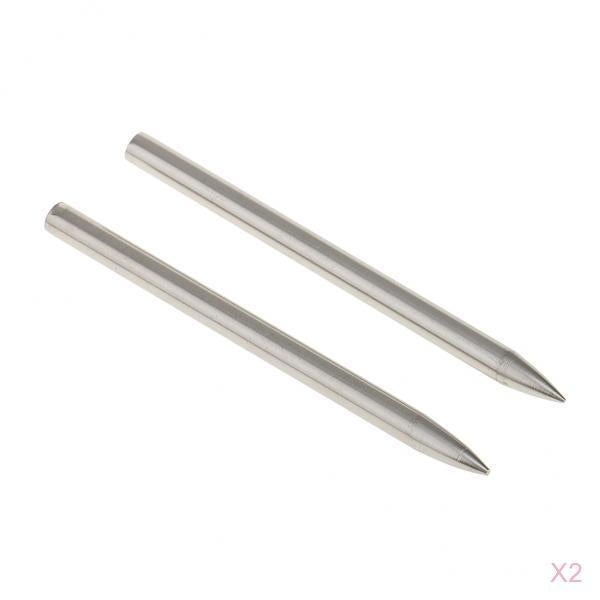 4 Pieces Paracord Needles Thread Shaft Tip Stitching Needles Silver