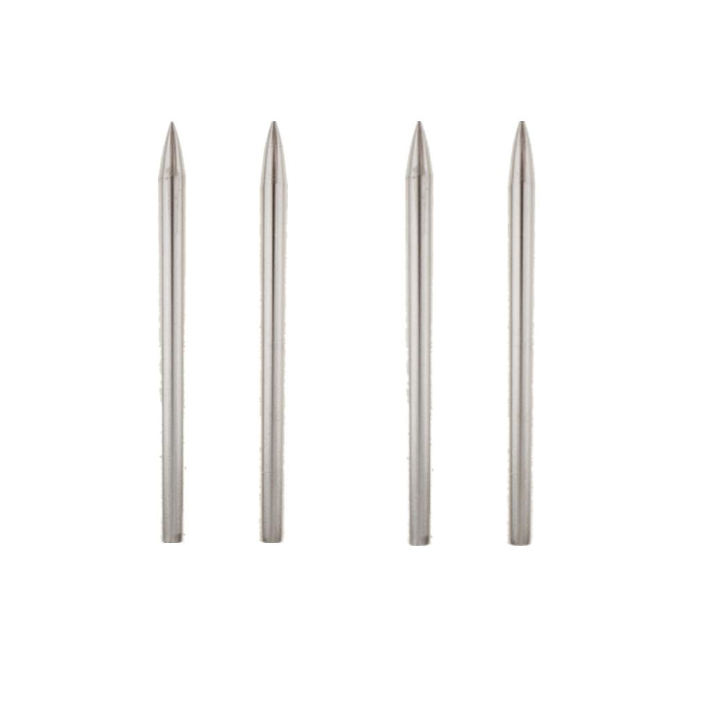 4 Pieces Paracord Needles Thread Shaft Tip Stitching Needles Silver
