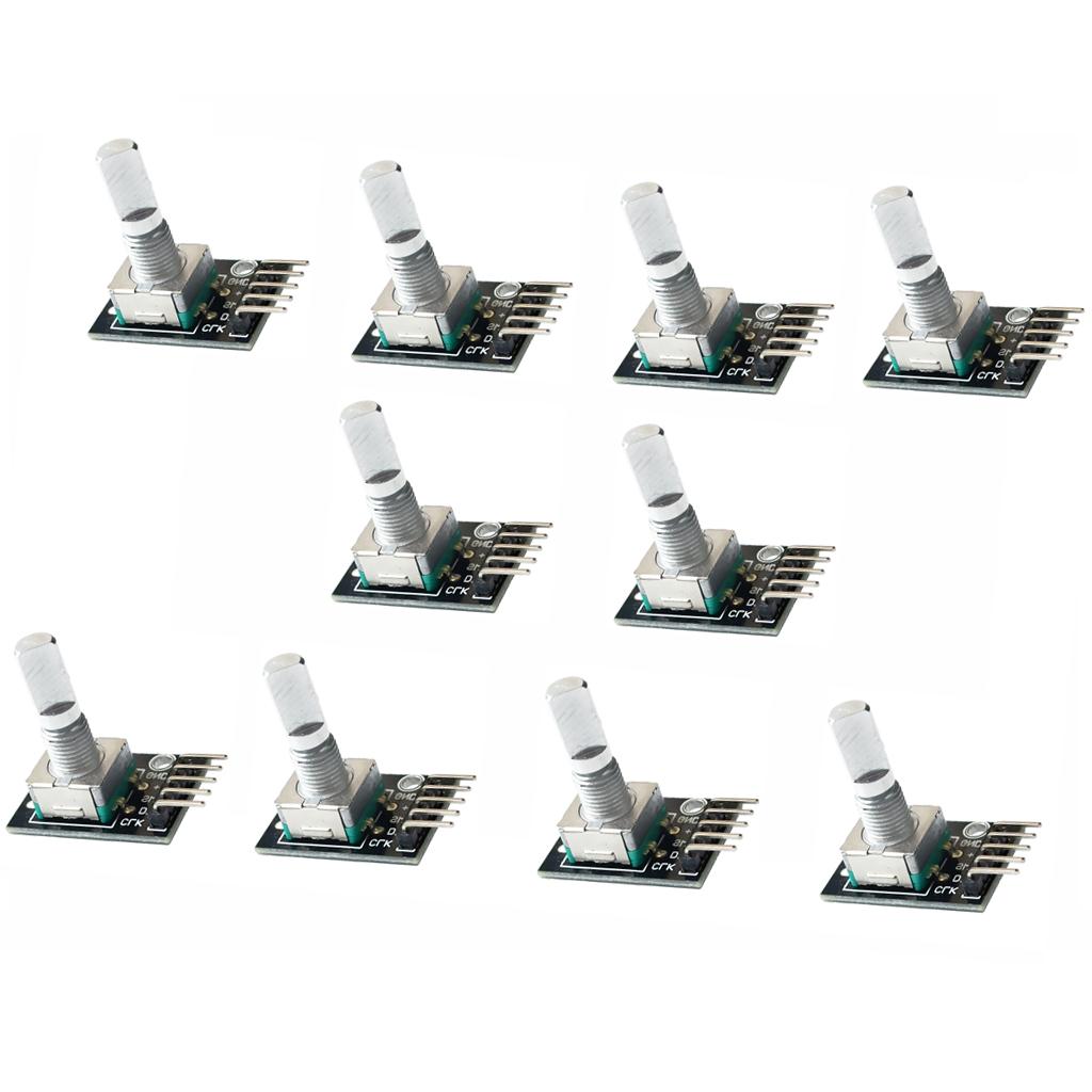 10 Piece Rotary Encoder Brick Sensor Development Board For KY-040