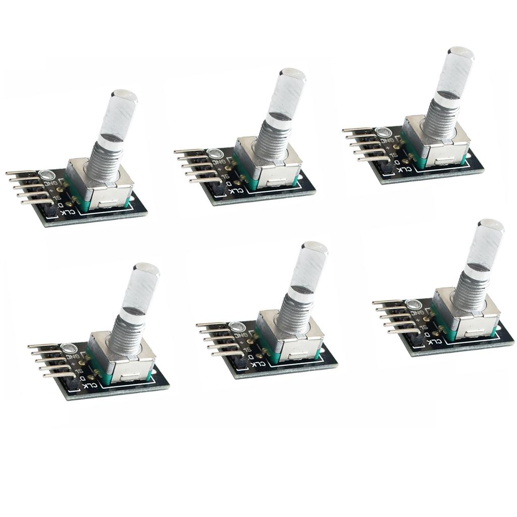 6 Piece Rotary Encoder Brick Sensor Development Board For KY-040
