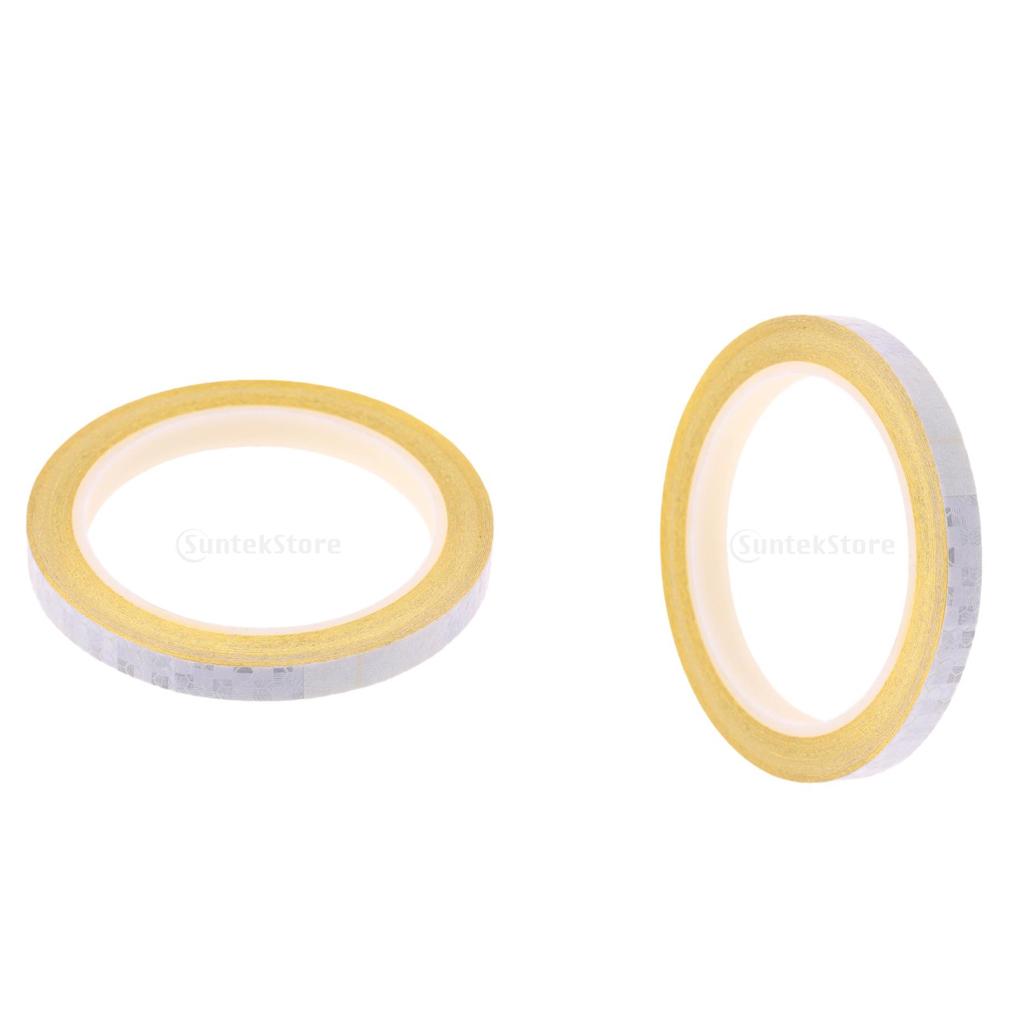 2x Bike Reflective Sticker Cycling Reflector Tape Bicycle Accessories White