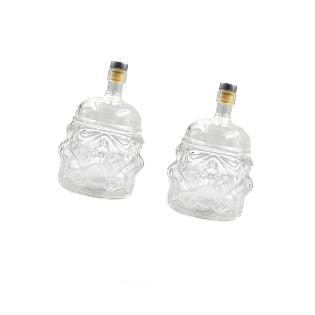 650ml Transparent Glass Decanter Wine Whisky Liquor Alcohol Glass Bottle Set