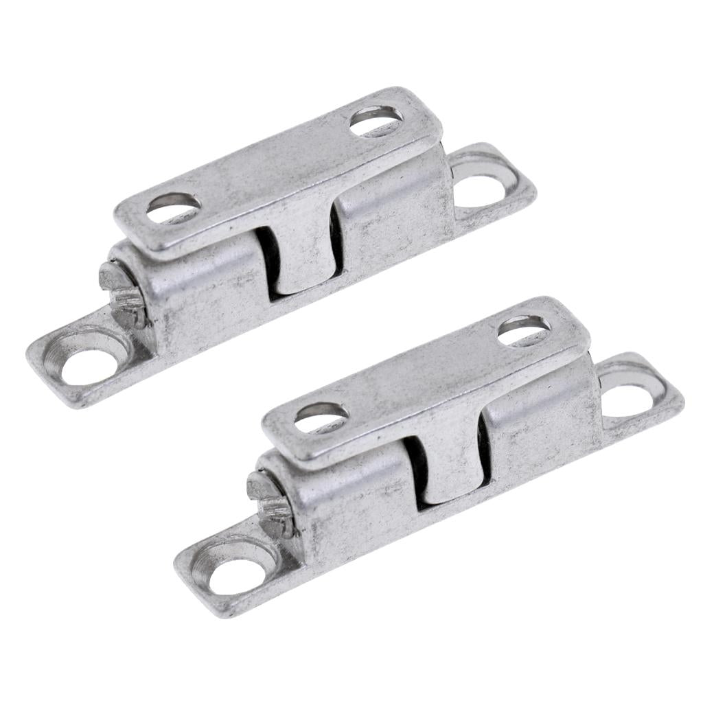 2 Pieces Boat Marine Cabinet Stainless Steel Ball Catch Door Stopper Holder