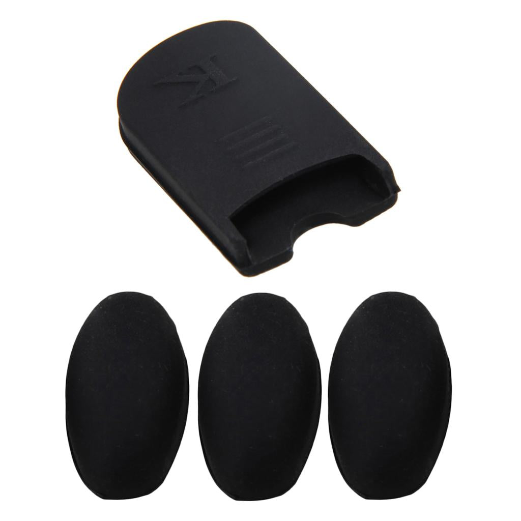 1 Set Saxophone Sax Thumb Rest Cushion Pad Finger Protector Palm Key Risers
