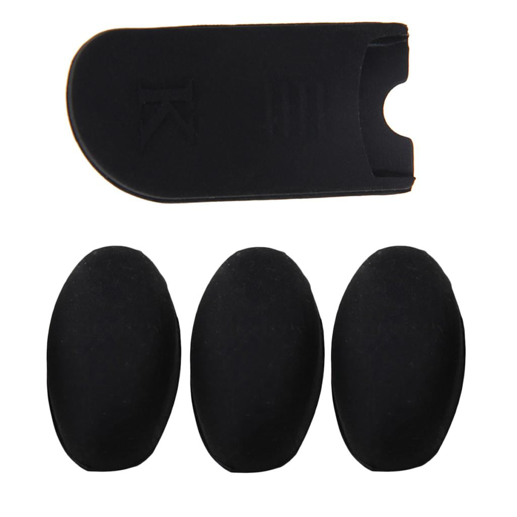 1 Set Saxophone Sax Thumb Rest Cushion Pad Finger Protector Palm Key Risers