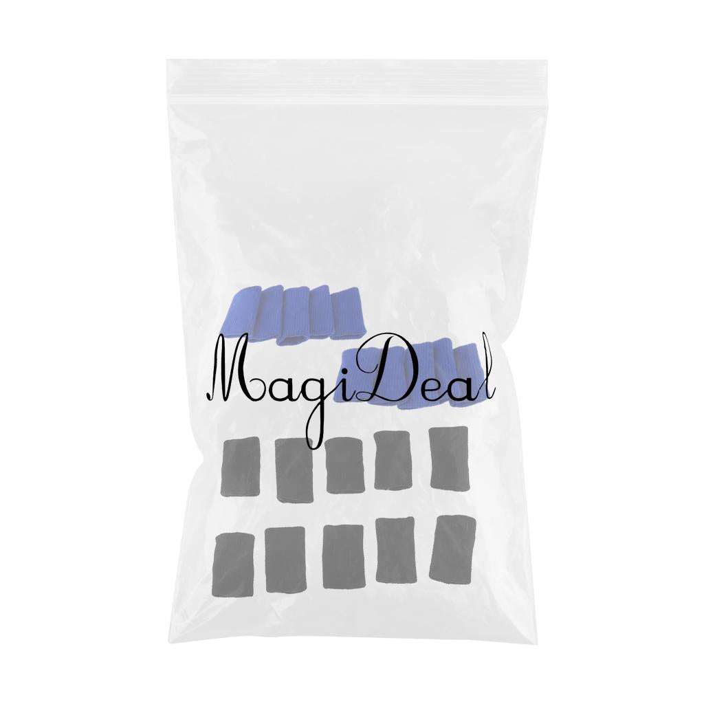 20 Pieces Finger Brace Splint Sleeve Thumb Support Protector for Basketball