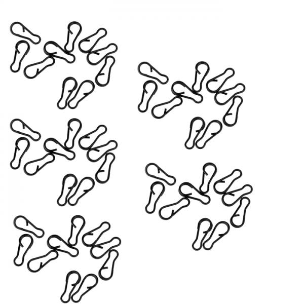 50Pcs Quick Change Clips Carp Fishing Clips Clip Swivels Rings Rigs Links