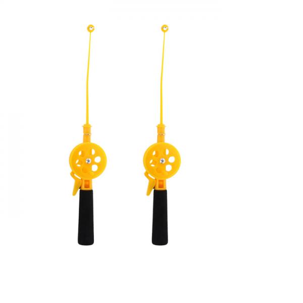 33cm Mini Ice Fishing Rod Plastic Beginner Children Fishing Pole with Reel