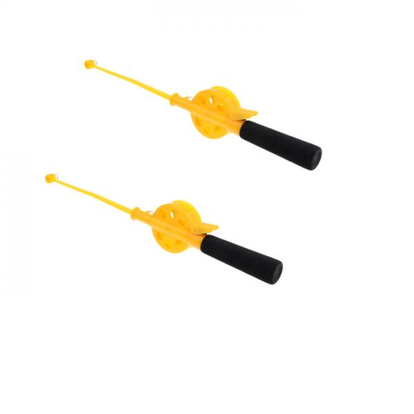 33cm Mini Ice Fishing Rod Plastic Beginner Children Fishing Pole with Reel