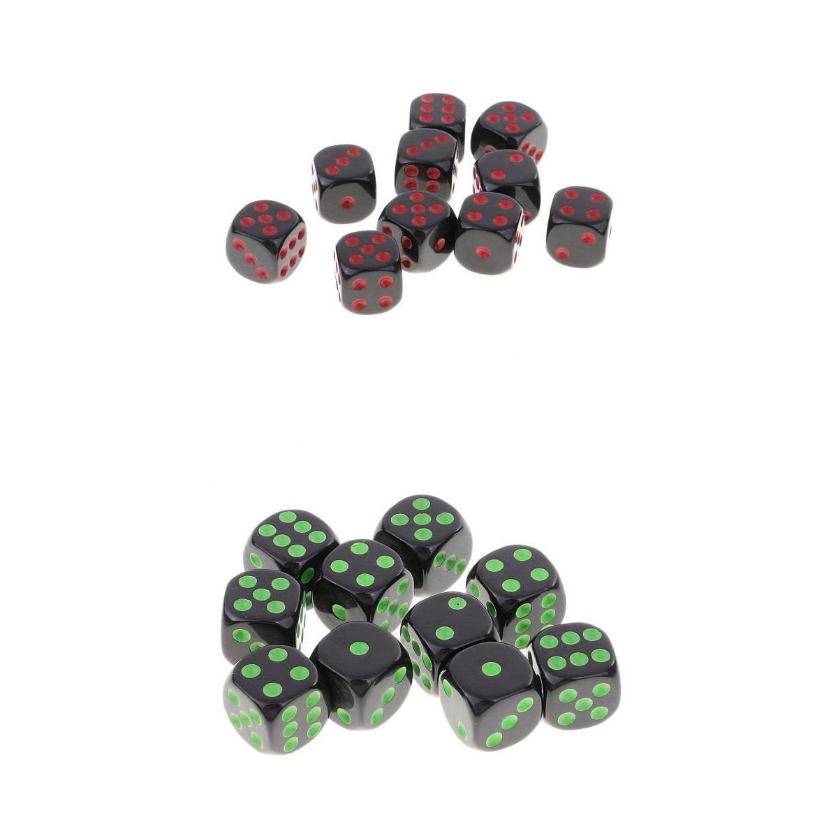 20 Pieces D6 Dice Set for Dungeons and Dragons TRPG Board Games