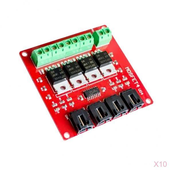 10 Piece Four Channel Switch MOSFET 4 Route Button IRF540 V2.0 For