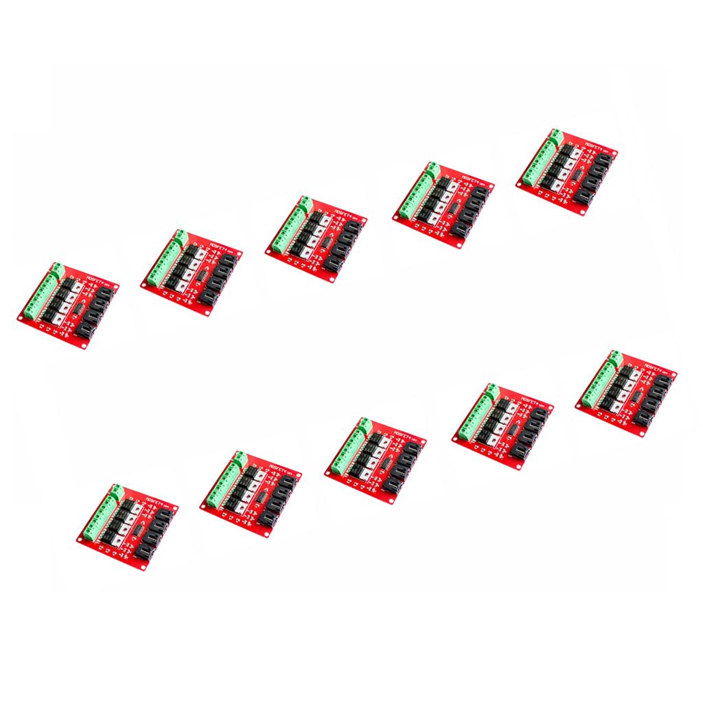 10 Piece Four Channel Switch MOSFET 4 Route Button IRF540 V2.0 For