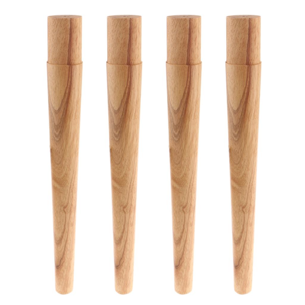 4-Piece Solid Wooden Furniture Table Legs Sofa /Couch/Lounge/Chair Feet 42cm