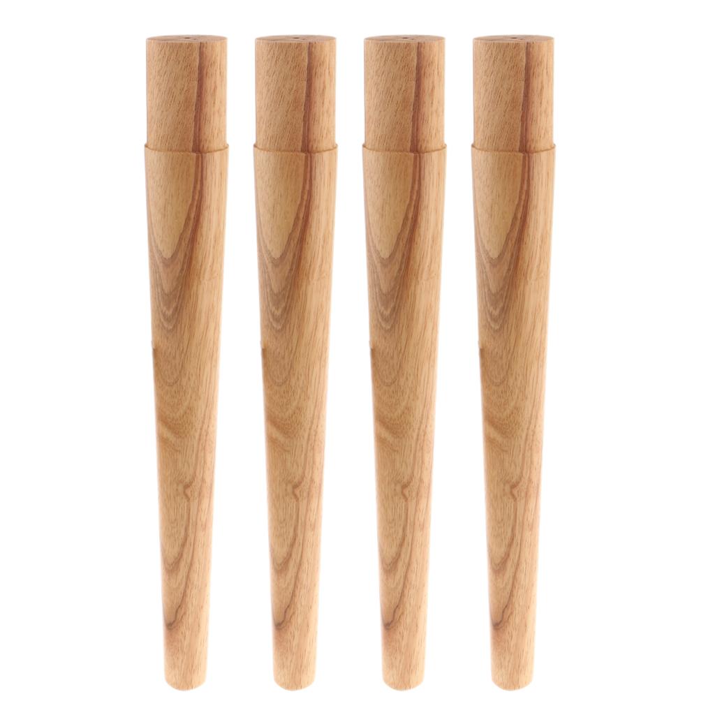 4-Piece Solid Wooden Furniture Table Legs Sofa /Couch/Lounge/Chair Feet 42cm
