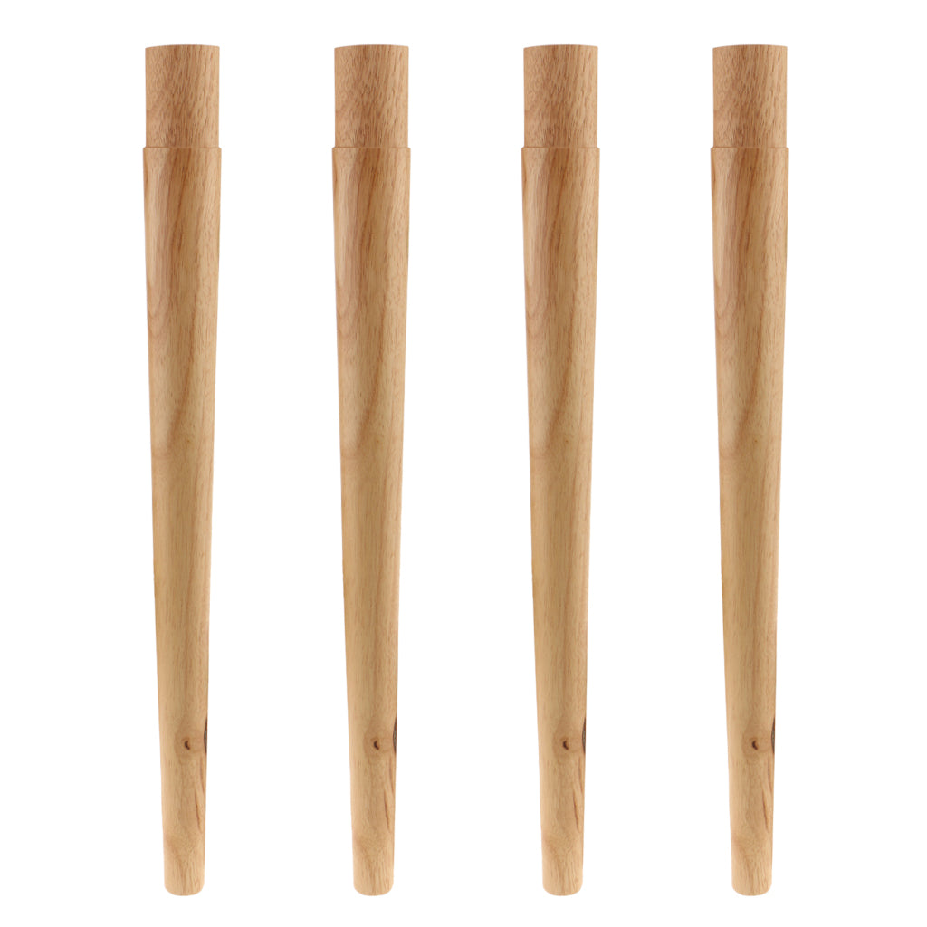 4-Piece Solid Wooden Furniture Table Legs Sofa /Couch/Lounge/Chair Feet 58cm