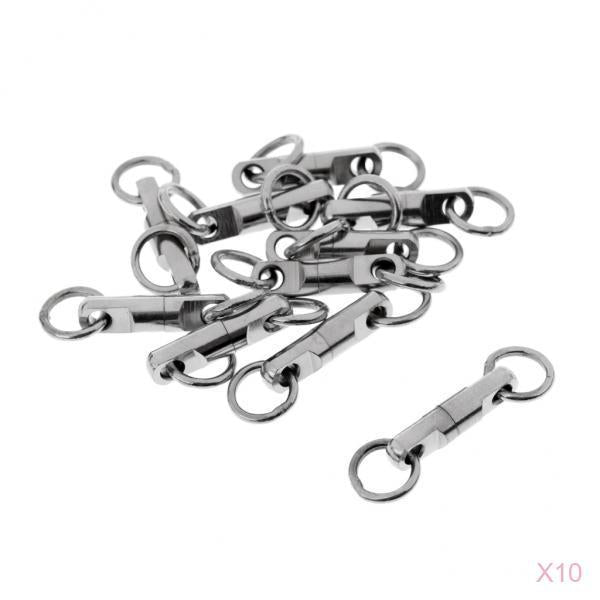 100pcs Fishing Ball Bearing Swivels Heavy Duty Big Game Fishing Swivels 5mm