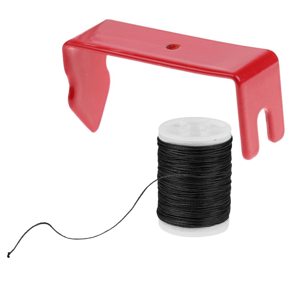 110m Bowstring Material Serving Thread + Bow String Separator Tool Black