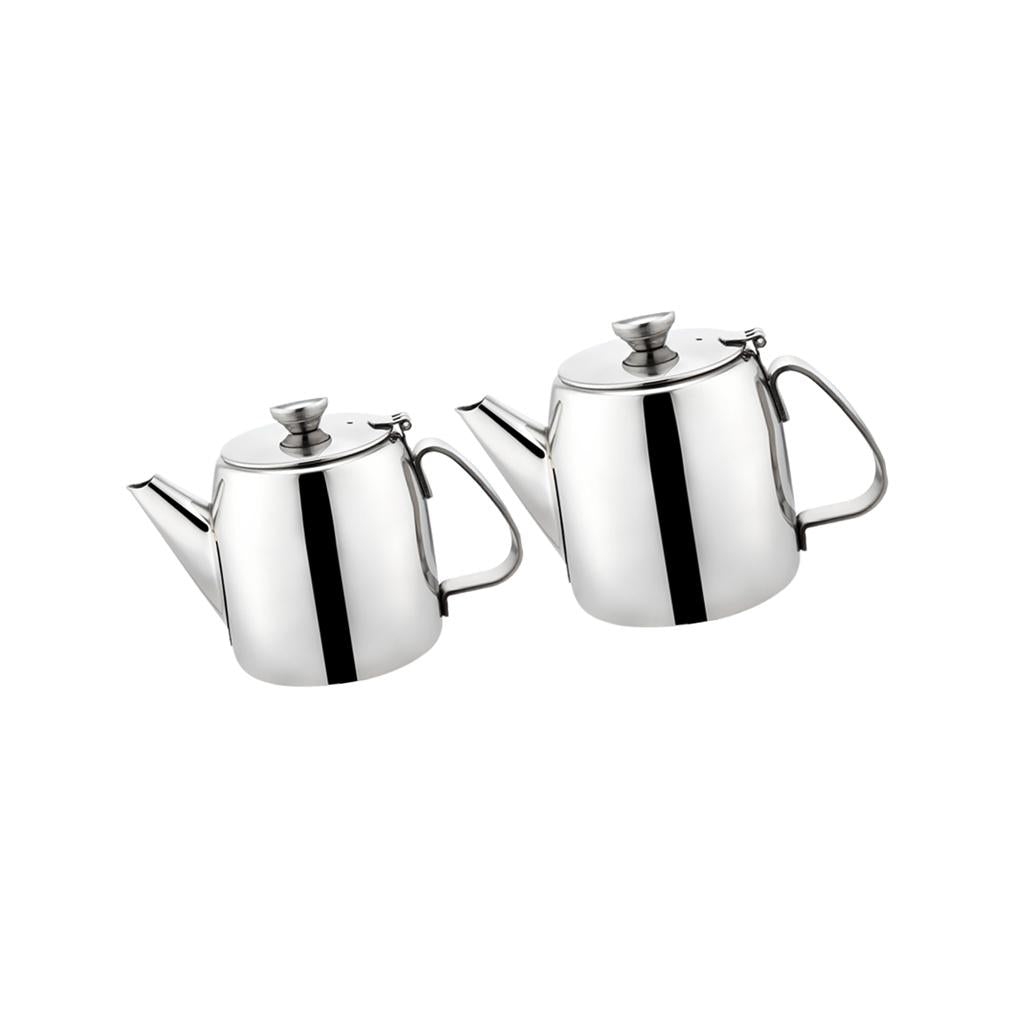 2Piece Stainless Steel Cold Water Juice Coffee Pot Teapot Jug Kettle Pitcher
