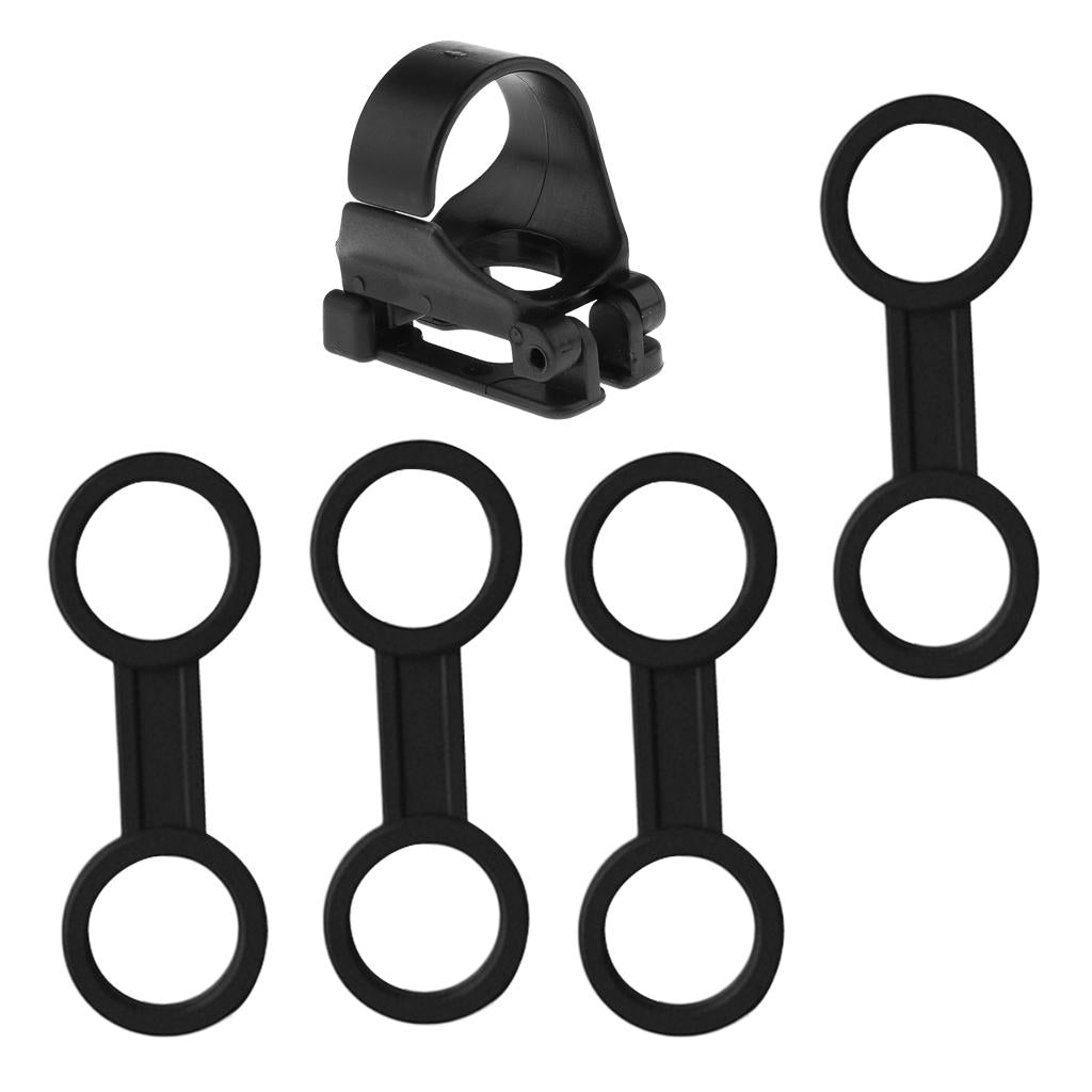 5 Pieces Diving Snorkel Breathing Tube Clasp Diving Mask Strap Buckle Clip