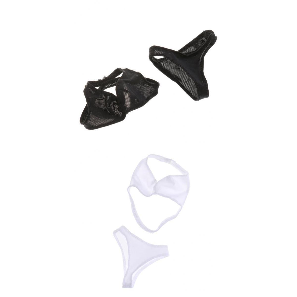 2 Sets 1/6 Bikini Bra Briefs Set for 12'' Female Action Figure Body