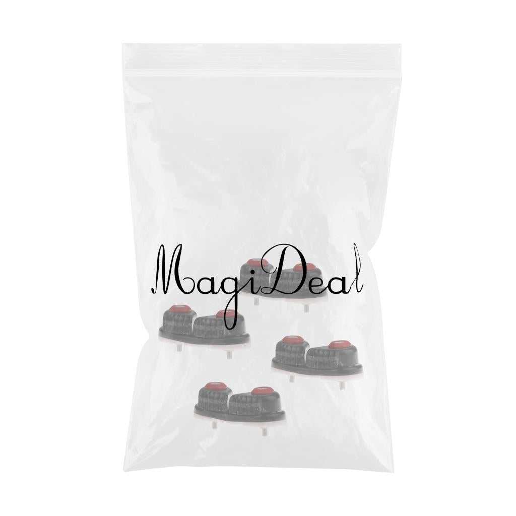 4 Pieces Boat Sailing Sailboat Ball Bearing Cam Cleat - Black