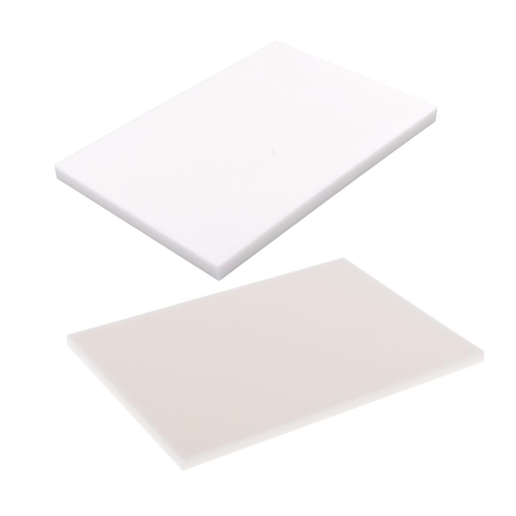 2pcs White Rubber Stamp Carving Blocks for DIY Own Stamps 5/8mm