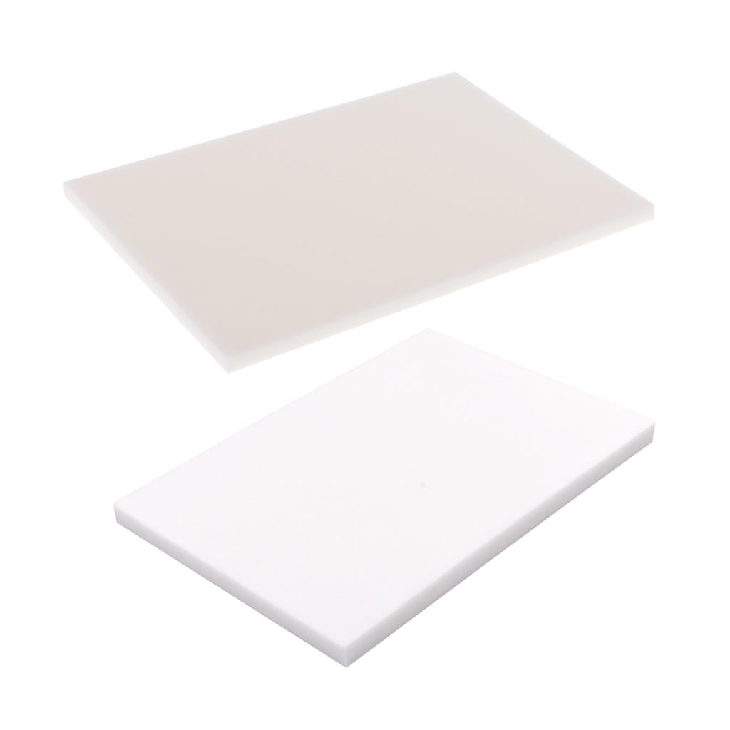 2pcs White Rubber Stamp Carving Blocks for DIY Own Stamps 5/8mm