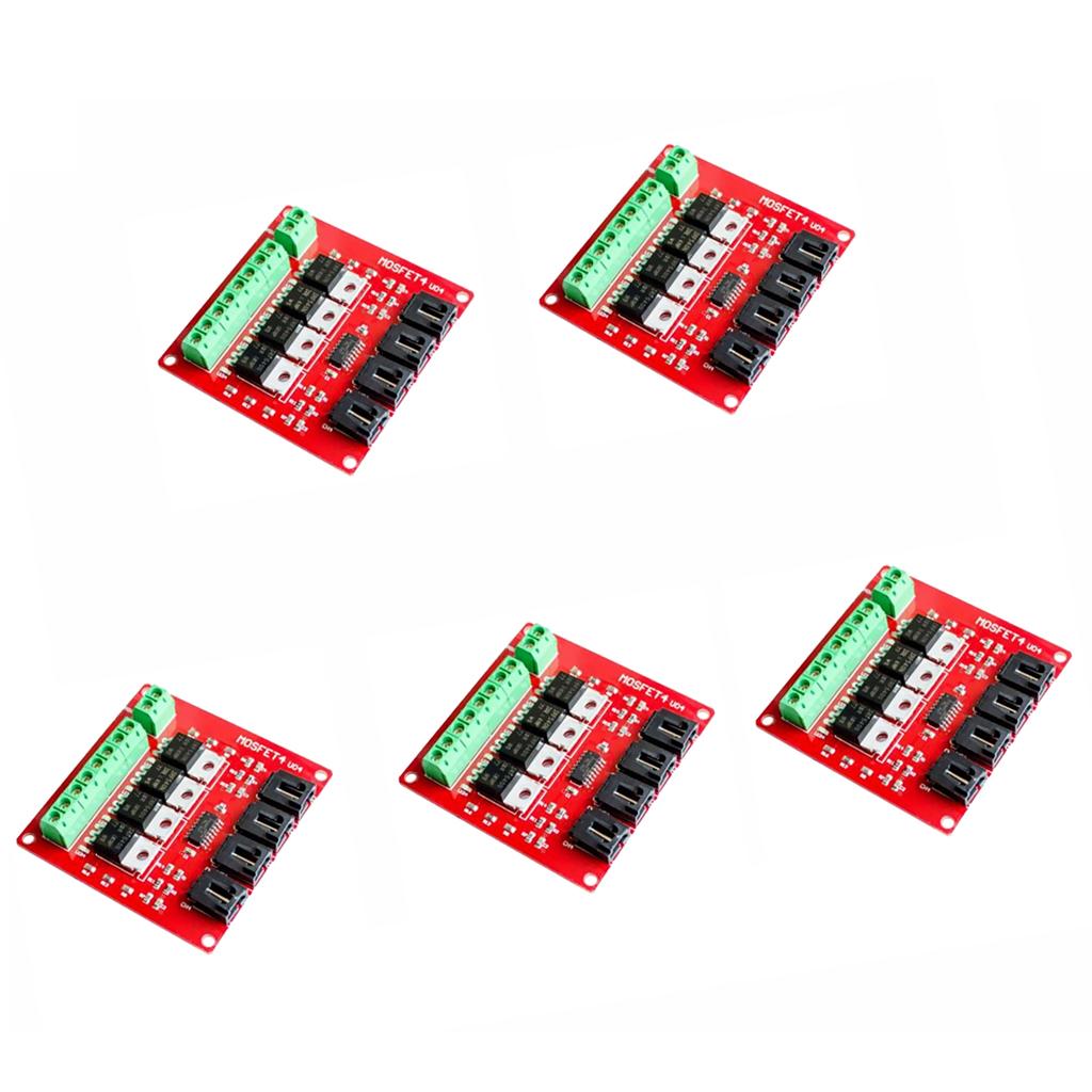 5piece 4-Channel Switch Module MOSFET 4 Route Button IRF540 V2.0 For