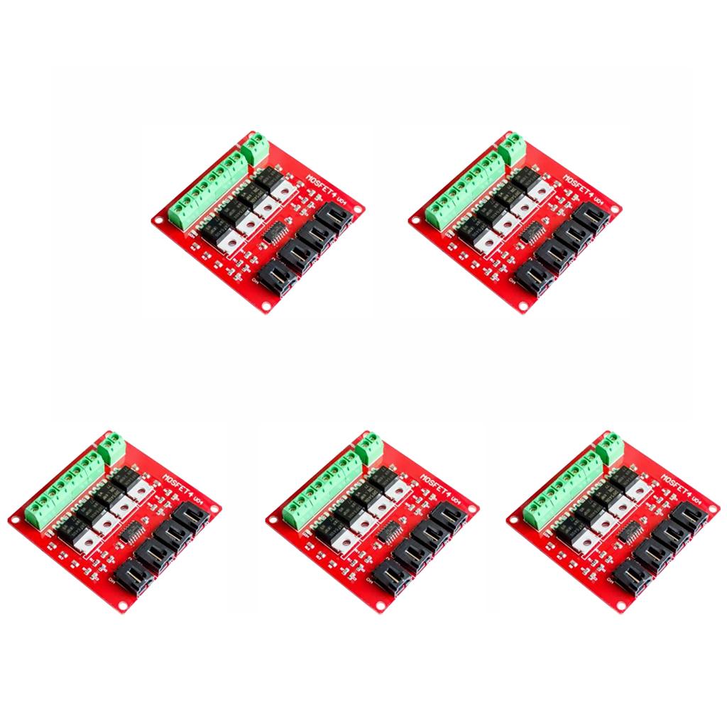 5piece 4-Channel Switch Module MOSFET 4 Route Button IRF540 V2.0 For