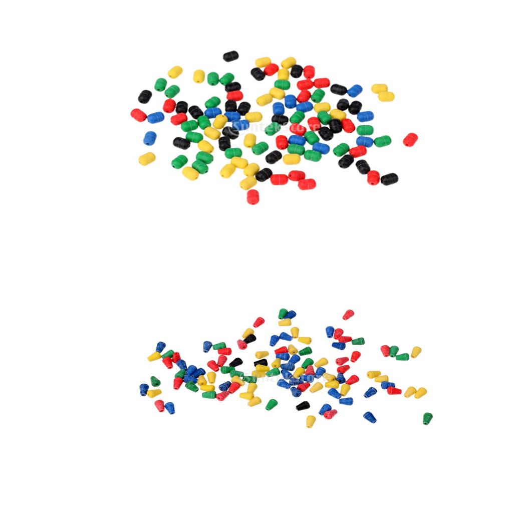 200Pcs Carp Bait Soft Beads Sea Fishing Lure Floating Tackles Cylinder Cone