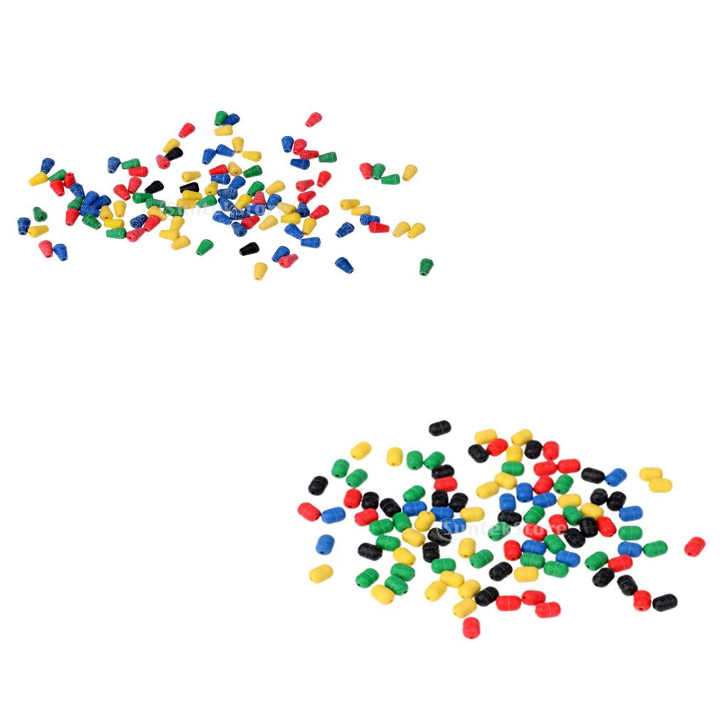 200Pcs Carp Bait Soft Beads Sea Fishing Lure Floating Tackles Cylinder Cone
