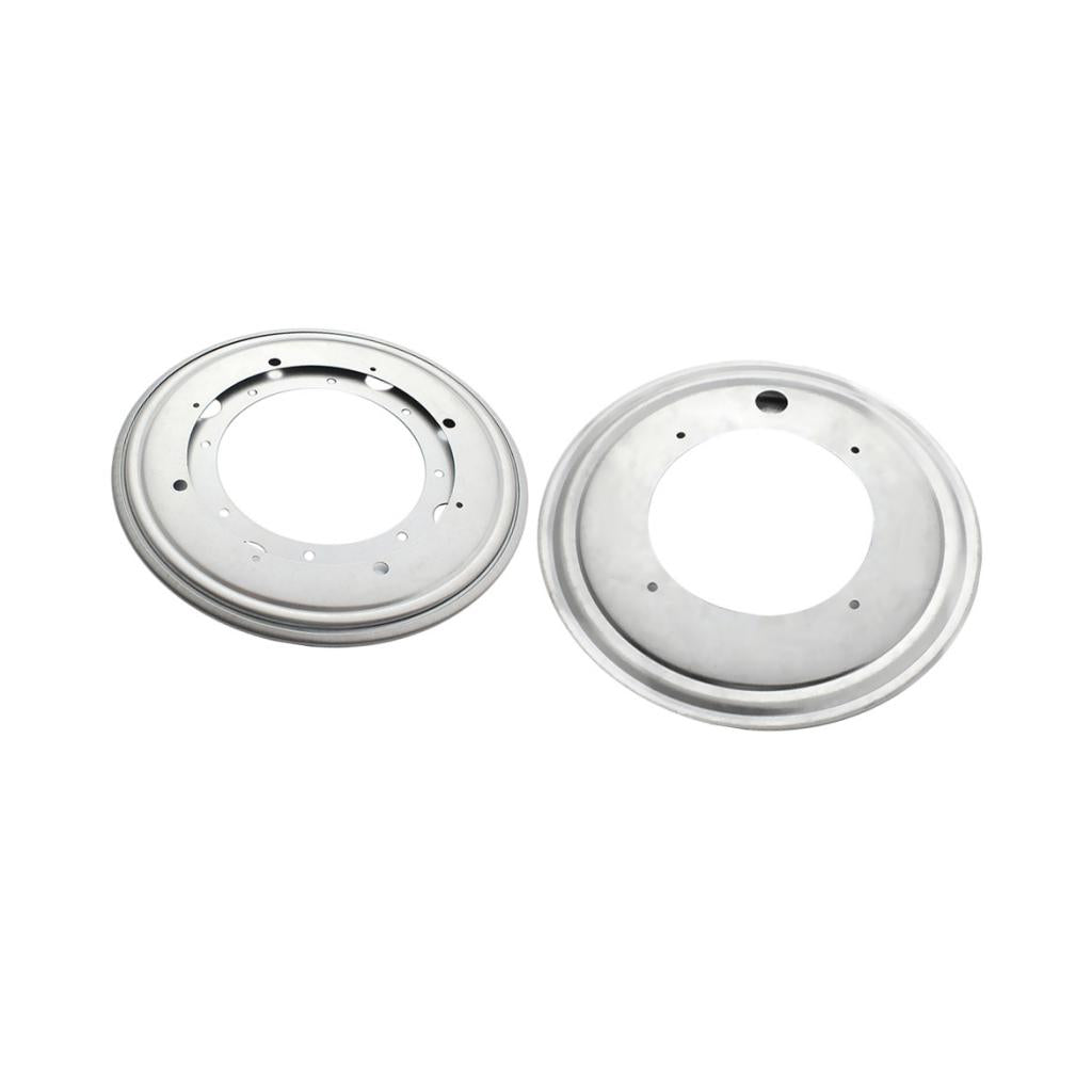 2Pieces Durable Lazy Susan Bearing Swivel Round Turntable Bearing 9,12 Inch