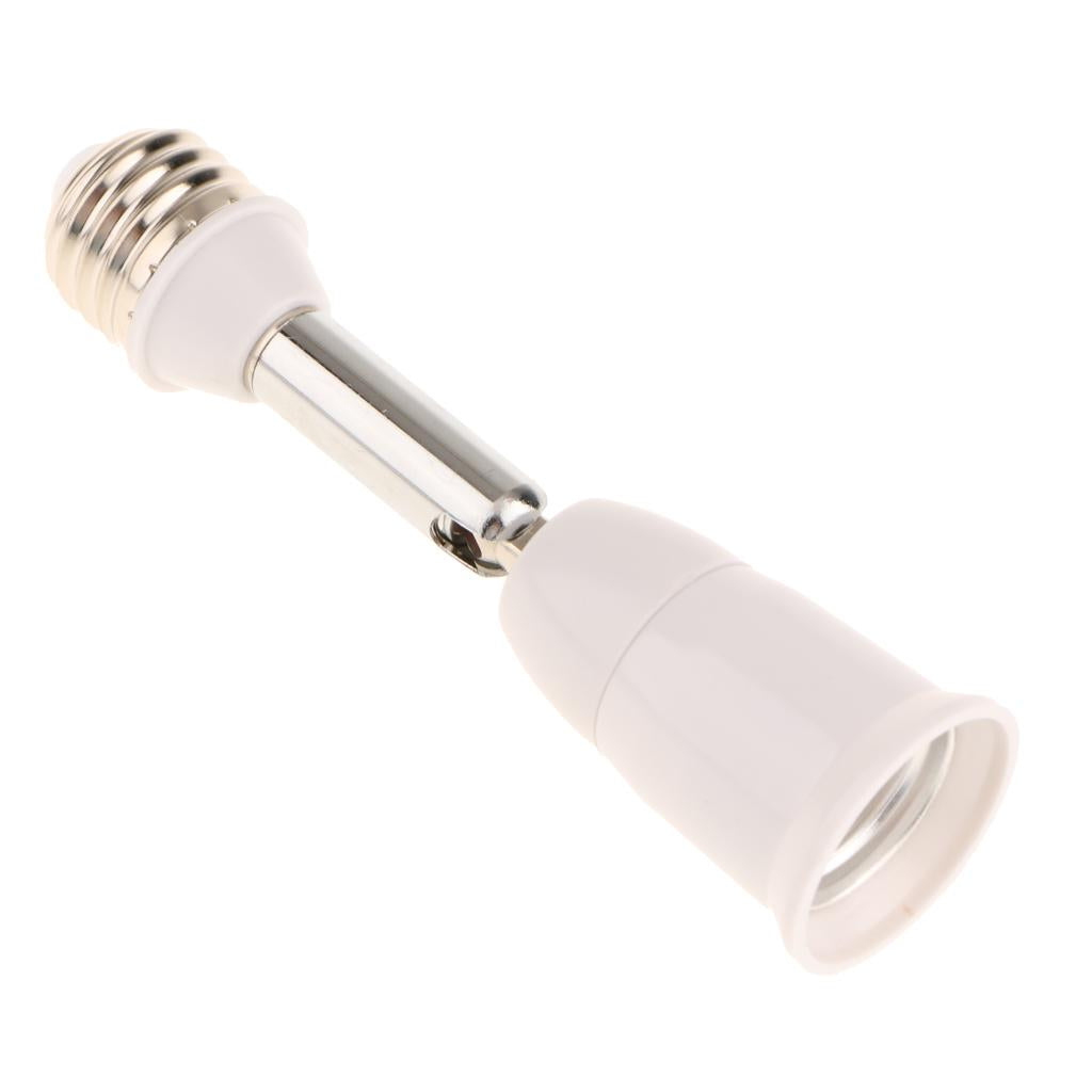 3 Lamp Socket Bulb Holder Adapter Extender Universal Swivel Joint E26 to E26