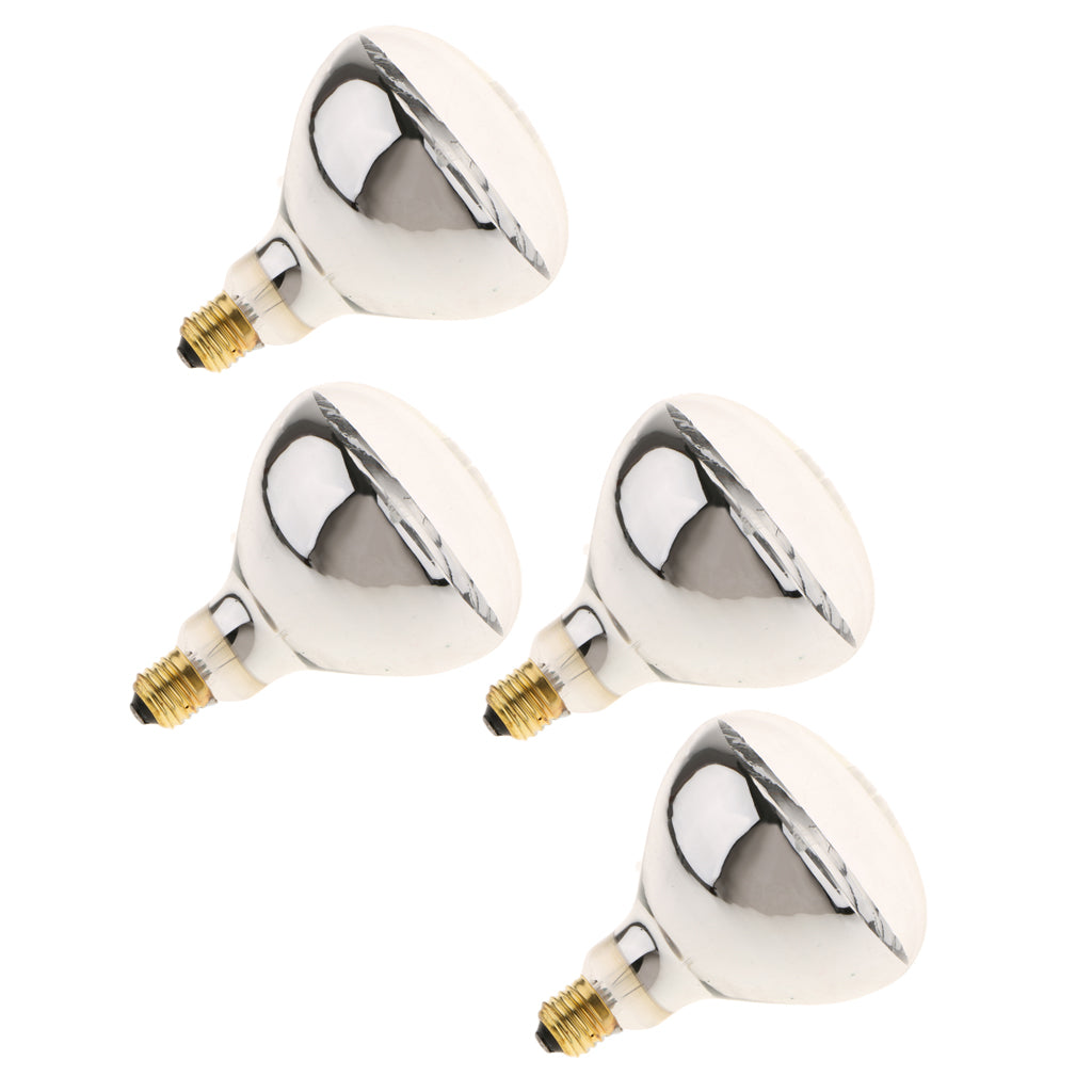 4x Heat Light Bulb Breeding Lamp Heat Emitter Infrared Heater Type 1 - 250W
