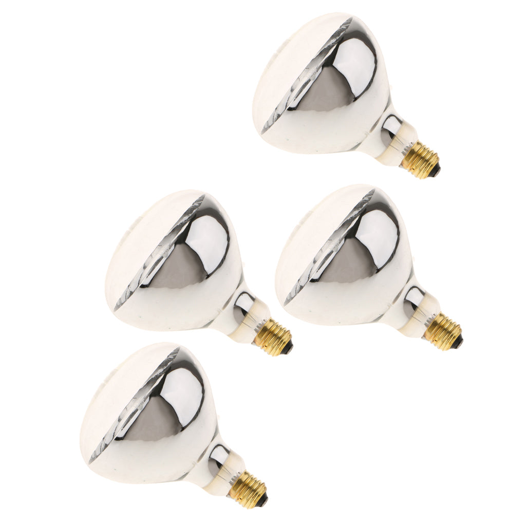 4x Heat Light Bulb Breeding Lamp Heat Emitter Infrared Heater Type 1 - 250W