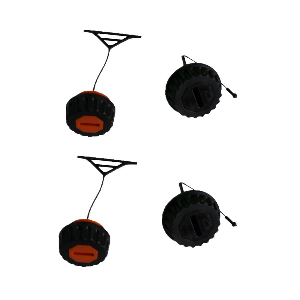 2 Sets Gas Fuel / Oil Filler Cap For STIHL 066 MS660 #0000 350 0509