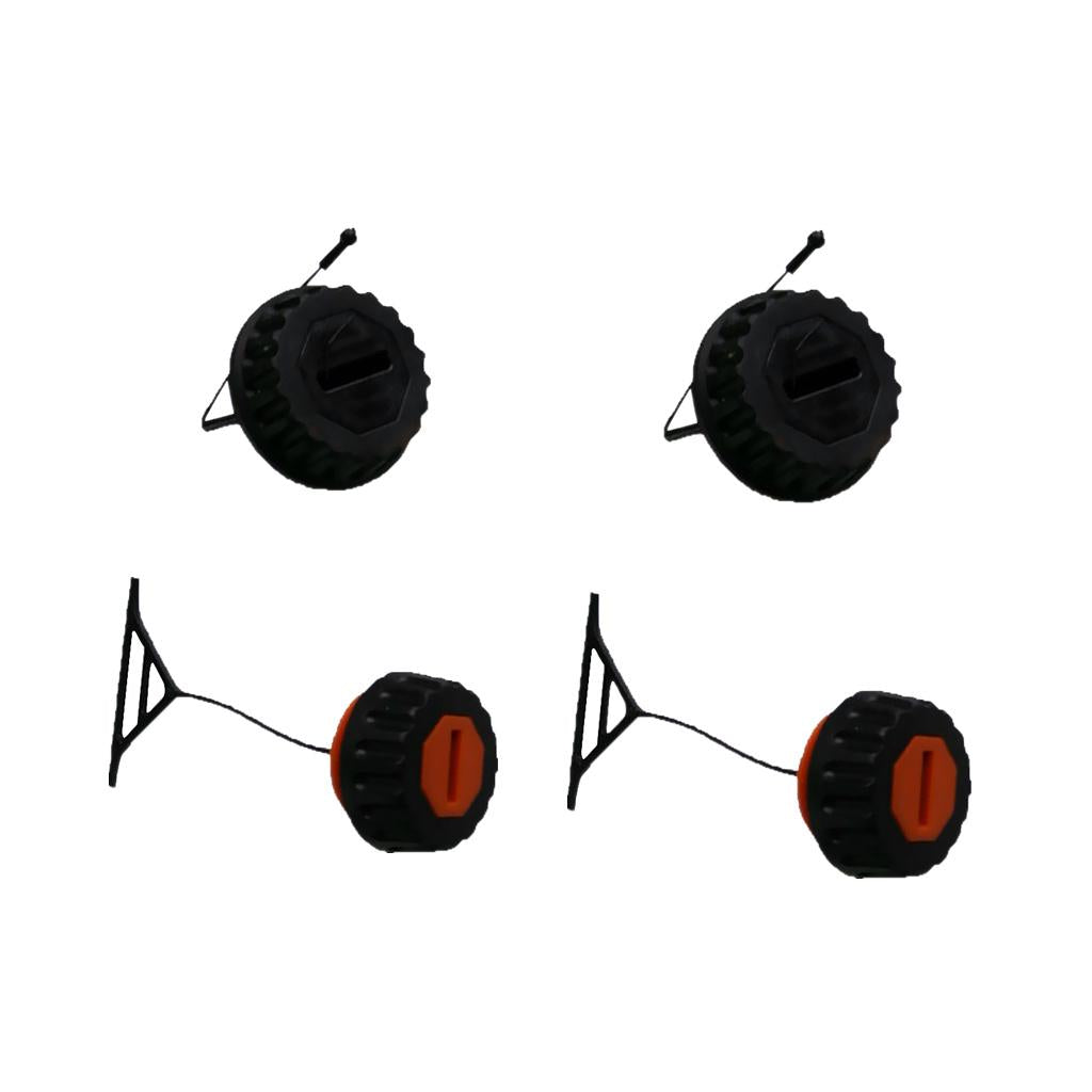 2 Sets Gas Fuel / Oil Filler Cap For STIHL 066 MS660 #0000 350 0509