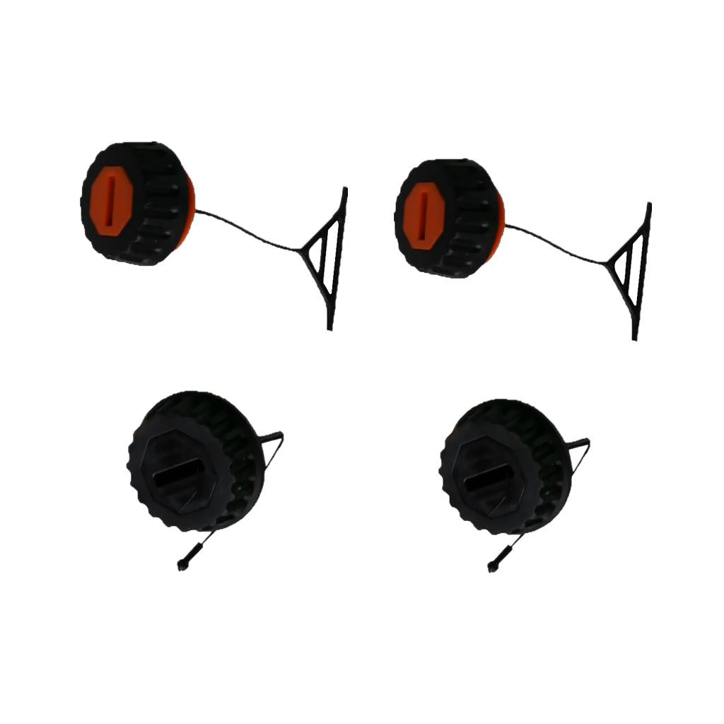 2 Sets Gas Fuel / Oil Filler Cap For STIHL 066 MS660 #0000 350 0509
