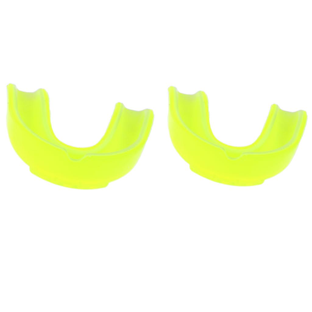 2Pcs EVA Mouth Guard Mouthguard Gum Shield Boxing MMA Rugby Teeth Protection