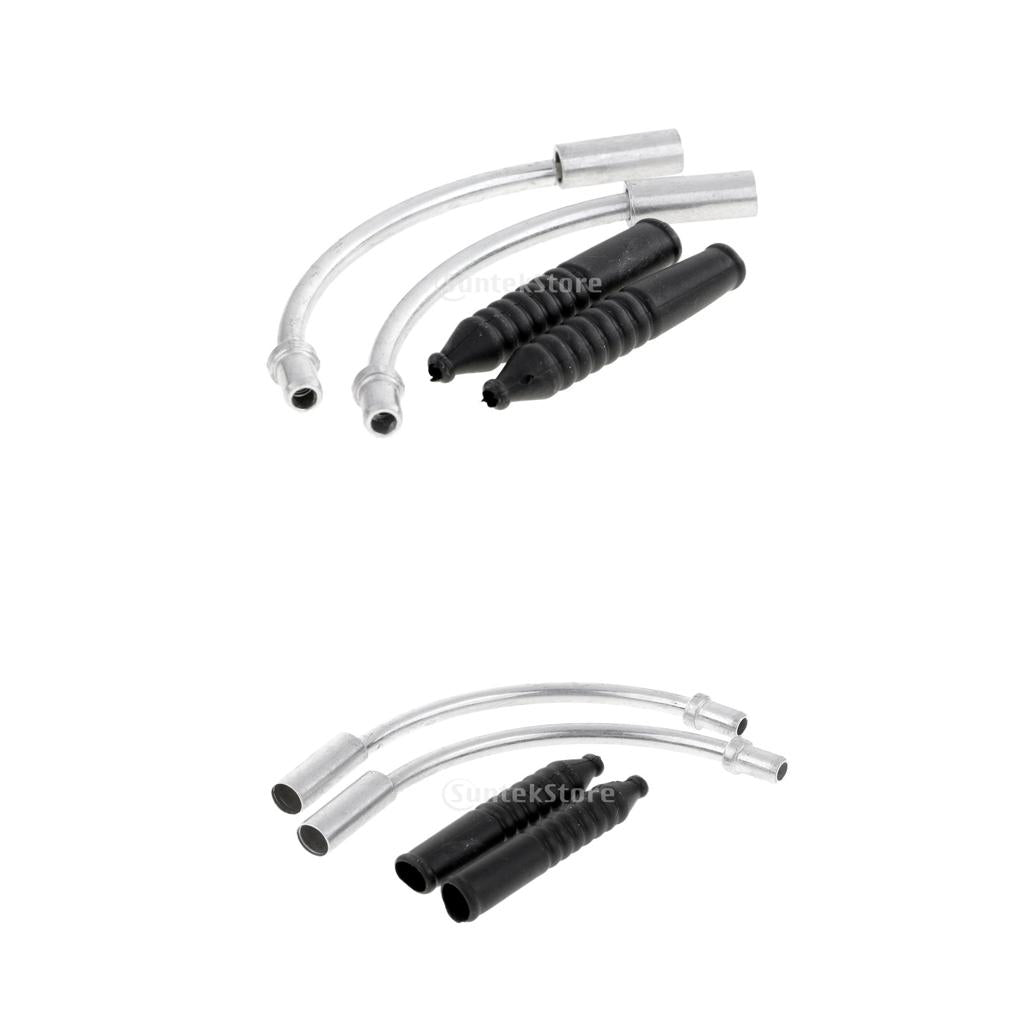 8Pcs Mountain / Road Bike Liner V Brake Brake Noodle and Boot Set Front Rear