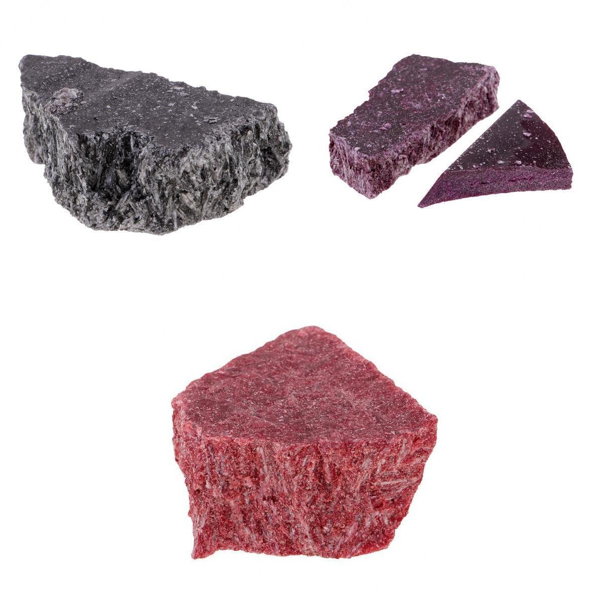 3 Colors Candle Dye Chips Plant Dye for Candle Coloring Black Purple Pink