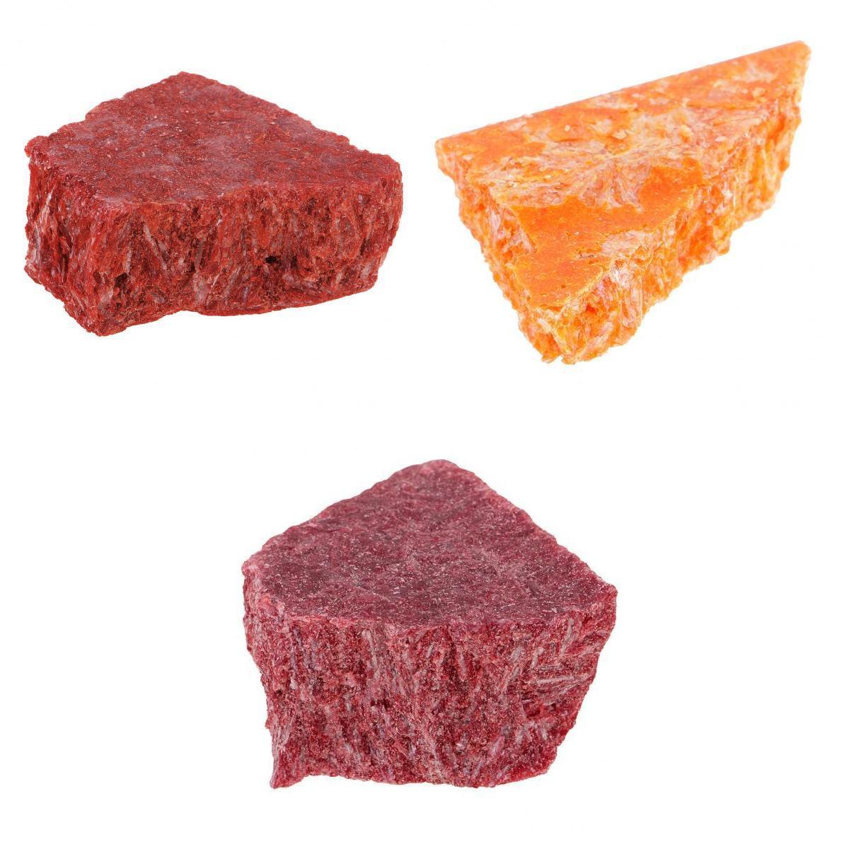 3 Colors Candle Making Supplies Dye Chips Natural Plant Dyes Yellow Red Pink