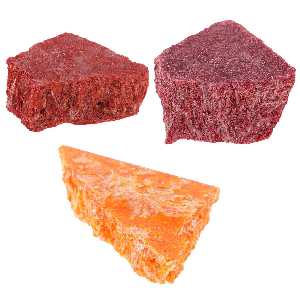 3 Colors Candle Making Supplies Dye Chips Natural Plant Dyes Yellow Red Pink