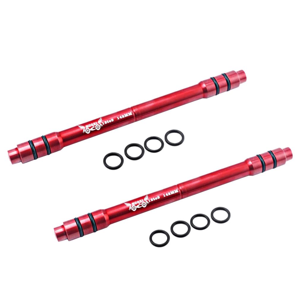 2Pcs Bicyle 12 to 9mm Thru Axle Quick Release Hub Conversion Skewer Adapter