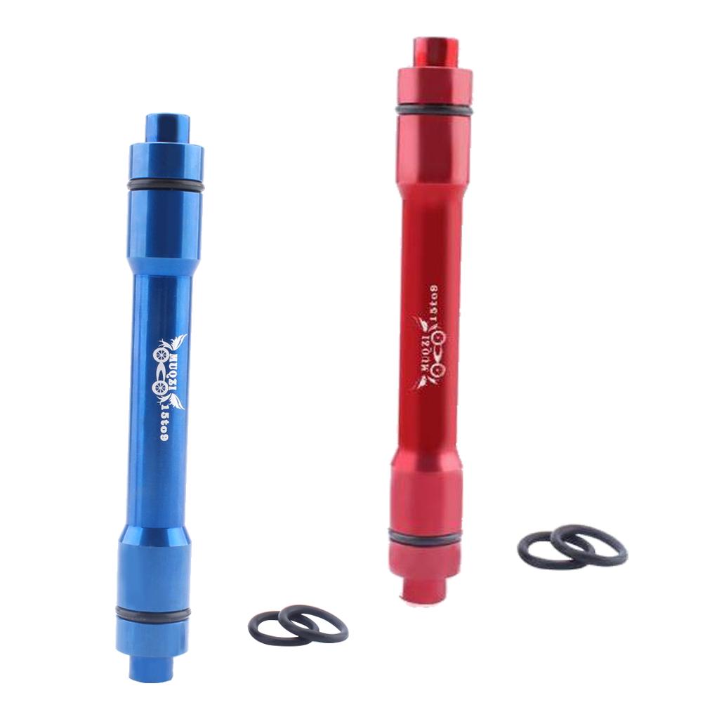 2Pcs Bike 15mm Thru Axle to Standard 9mm Quick Release Hub Skewer Adapter