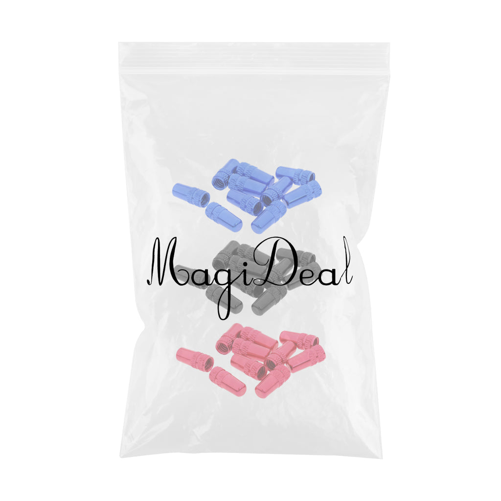 30Pcs MTB Bike Bicycle Cycle Aluminum Alloy Presta Valve Cap Dust Cover